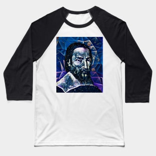 Nicolas Claude Fabri de Peiresc Dark night Portrait | Nicolas Claude Fabri de Peiresc Artwork 5 Baseball T-Shirt